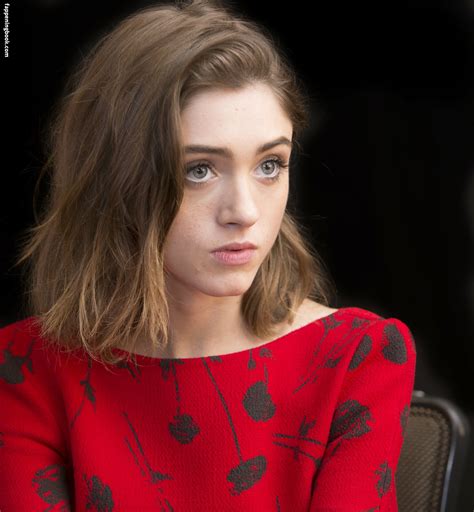 natalia dyer nud|NATALIA DYER Nude